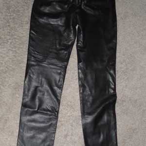 Wilson's Black Leather Pants